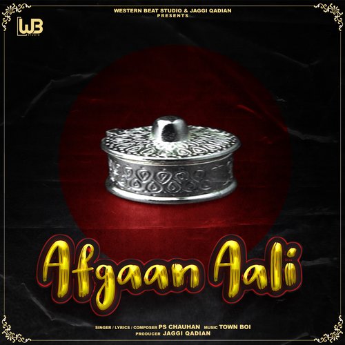 Afgaan Aali Poster